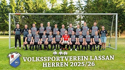 Mannschaftsfoto: Herren - 1. Mannschaft - VSV Lassan - Saison 25/26