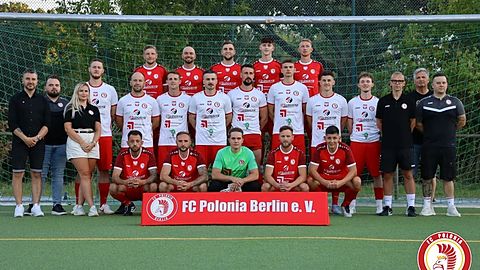 Mannschaftsfoto: Herren - 1. Mannschaft - FC Polonia Berlin - Saison 25/26