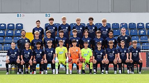 Mannschaftsfoto: B-Jugend (U17) II - FC-Astoria Walldorf - Saison 25/26