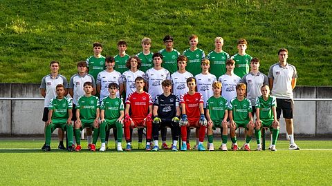 Mannschaftsfoto: B-Jugend (U17) - DJK Rasensport Brand - Saison 25/26