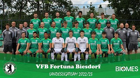 vorläufiges Teamfoto der 1.Herren Saison 2022/23
