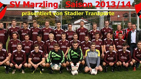 Die beiden Herrenmannschaften des SV Marzling in der Saison 2013/14.