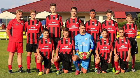 Hinten von links: Trainer Roland Stampfl, Nils Thomann, Moritz Kurrle, Leo Goll, Kevin Schmid, Marius Weller, Kilian Salzmann
Vorne von links: Denny Schwind, Timo Winkle, Felix Kaiser, Erik-Alexander Huhn, Pascal Schuller
Es fehlen: Tom Eckhardt, Levin Raddatz, Wjatscheslav Schneider