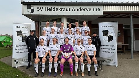 Mannschaftsfoto: Frauen - 2. Mannschaft - SV Heidekraut Andervenne - Saison 25/26