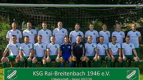 Mannschaftsfoto 2. Mannschaft KSG Rai-Breitenbach