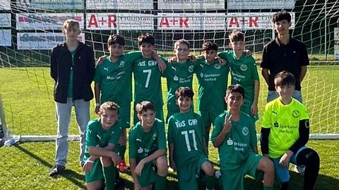 Mannschaftsfoto: D-Jugend (U13) - TuS Grün-Weiß Pödinghausen - Saison 25/26