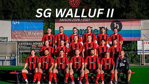 Mannschaftsfoto: Herren - 2. Mannschaft - SG Walluf - Saison 26/27