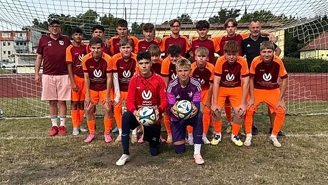 Mannschaftsfoto: B-Jugend (U17) - FC Victoria Wittenberg - Saison 26/27