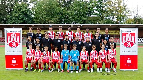 Mannschaftsfoto: C-Jugend (U14) - FC Hennef 05 - Saison Frühjahr 26	
