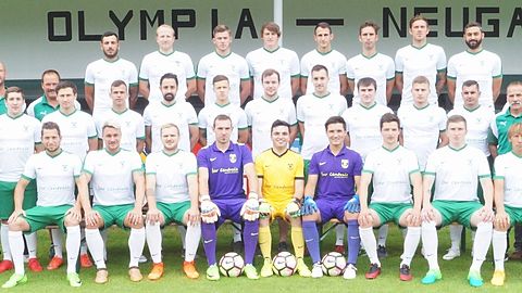 Der BSK Olympia Neugablonz in der Saison 2018/2019. Foto: Stefan Günter