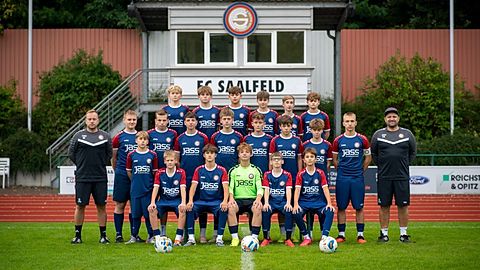 Mannschaftsfoto: C-Jugend (U15) - FC Saalfeld - Saison 26/27