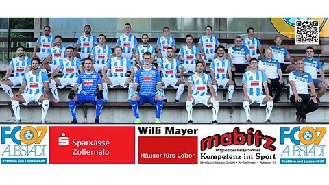 Obere Reihe, von links nach rechts: Pietro Fiorenza, Samed Akbaba, Samed Güngör, Richard Titer, Andreas Hotz, Armin Hotz
Zweitoberste Reihe, von links nach rechts: Marcel Lukovnjak, Daniel Dehner, Aleksandar Makanovic, Matthias Endris, Torwarttrainer Marcel Schäfer, Trainer Alexander Eberhart
Zweitunterste Reihe von links nach rechts: Akin Aktepe, Hakan Aktepe, Sebastian Dahlke, Luigi Crincoli, Marcello Anicito. Betreuer Peter Frank, Vorstand Sport Cedo Vujacic
Untere Reihe, von links nach rechts: Nicolas Gil-Rodriguez, Chris-Jan Leitenberger, Jona Haußer, Denis Banda, Sebastian Schetter, Sportlicher Leiter Faruk Aktepe
Es fehlen: Nebojsa Obradovic, Ilja Nebrigic