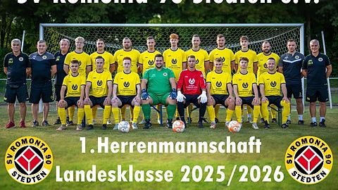 Mannschaftsfoto: Herren - 1. Mannschaft - SV Romonta Stedten - Saison 25/26