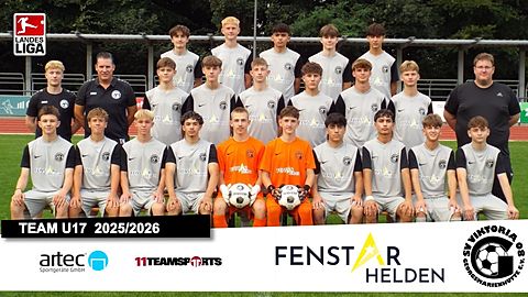 Mannschaftsfoto: B-Jugend (U17) - Viktoria 08 Georgsmarienhütte - Saison Frühjahr 26	