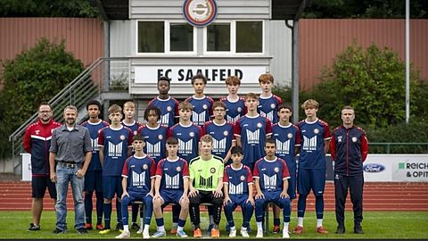 Mannschaftsfoto: B-Jugend (U17) II - FC Saalfeld - Saison 26/27