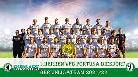 Teil des Berlin Liga Team 2021-22