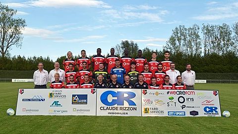 3. Reihe: Kim Kintziger, Claudio Aires, Michael Omosanya, Brandon Soares, Malick N'Doye, Frédéric Mendy, Max Blom, Bilal El Amraoui
2. Reihe: Jos Scotto (Betreuer), José Dhur (Präsident), Julian Caracciolo, Anasse Bekhaled, Marc Depienne, Teddy Da Silva, Hugo Rodrigues, Filipe Macedo, Jordi Merino, Jos Biever (Vizepräsident), Pascal Wagner (Trésorier)
1. Reihe: Kevin Ruppert, Alessandro Alunni, Paul Bossi, Claude Heinz (Co-Trainer), Angelo Fiorucci (Trainer), Mauro Castellani (Torwarttrainer), Eric Breckler (Sportdirektor), Théo Di Rosa, Yannick Afoun, Johnny Amadei