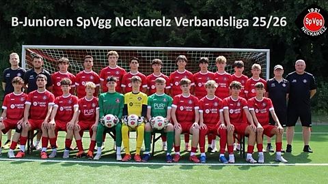 Mannschaftsfoto: B-Jugend (U17) - SpVgg Neckarelz - Saison 25/26