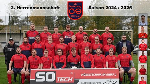 Mannschaftsfoto: Herren - 2. Mannschaft - SG Oesterweg - Saison 25/26