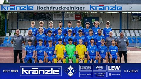 Mannschaftsfoto: B-Jugend (U16) II - FV Illertissen - Saison 25/26