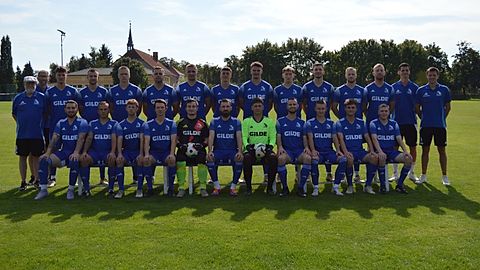 Provenzano, Peseke, Hennig, Blum, Kramer, Armbruster (C), Eschner, Klein, Kramer, Schuh, Enke  (vorne v.l.n.r)
Plamp (Teamverantwortlicher), Wust (Teammanager), Sandmann, Blankenburg, Eckert, Endert, Beinarovics, Enke, Endert, Witzel, Kliche, Neundorf, Heisinger, von der Weth (Trainer), Mlynek (Trainer) (hinten v.l.n.r.)
Es fehlen: Kruse, Heilmann, Wust (TW-Trainer)