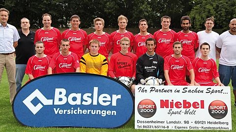 Hinten v.l.: Market.-Ltr. H. Willmann, SpA Genthner, Günzel, Skanda, Ihrig, Haag, Ziegler, B. Bessler, Duhme, Dieckhoff, Trainer Thompson.
Vorne v.l.: Brand, Geisler, F. Bessler, Alex Willmann, Afgharni, Helble, Werling.     Foto: Pfeifer