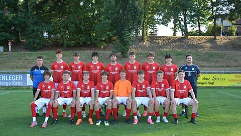 Mannschaftsfoto: A-Jugend (U19) - SC 1928 Rain - Saison Herbst 26