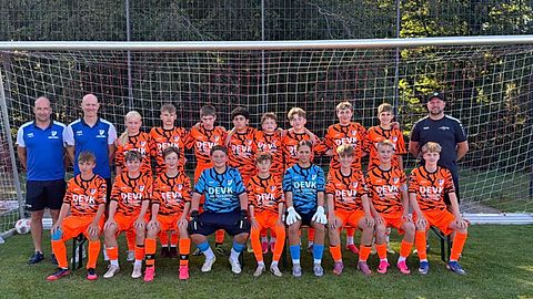 Mannschaftsfoto: C-Jugend (U15) - SV 1922 Walsdorf - Saison 26/27