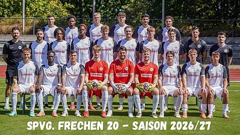 Mannschaftsfoto: Herren - 1. Mannschaft - SpVg Frechen 20 - Saison 26/27