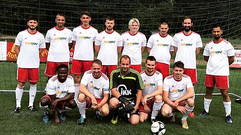Die 2. Mannschaft im Testspiel gegen SV Rohrbach 3.