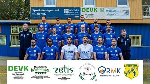 Mannschaftsfoto: Herren - 1. Mannschaft - SV Blau-Gelb Wiesbaden - Saison 25/26