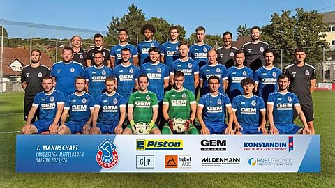 Mannschaftsfoto: Herren - 1. Mannschaft - ATSV Mutschelbach - Saison 25/26