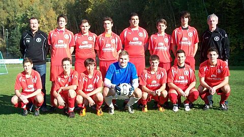 Hinten v.l.: Trainer Franz Brummer, Andreas Meindl, Thomas Meyerhofer; Philipp Langmeyer, Georgios Dimou, Alexander Angerer, Trainer Dieter Langmeyer;
Vorne v.l.: Johannes Wellner, Josef Köppl, Thomas Viertl, Florian Landbrecht, Alexander Schwab, Fabian Schenk, Johannes Meindl