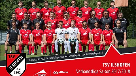 (Hintere Reihe v.l.n.r.) Martin Hess, Kevin Lehanka, Lukas Lindner, Daniel Schmelzle, Maximilian Egner, Jannis Gehring, Lukas Lienert, Simon Wilske
(Mittlere Reihe v.l.n.r.) Trainer Ralf Kettemann, Co-Trainer Pascal Trautmann (bis 12-2017), Co-Trainer Pascal Abele (bis 12-2017), Christian Baumann, Benjamin Kurz, Andrey Nagumanov, Abteilungsleiter/sportlicher Leiter Dario Caeiro, Torspielertrainer Uwe Schips, Teambetreuer Hermann Jessensky
(Vordere Reihe v.l.n.r.) Athletiktrainer/Physiotherapeut Johannes Haberlandt, Paul Weber, Florian Maas, Dominik Rummler, Karel Nowak, Jonas Wieszt, Sebastian Rief, Ramazan Kandazoglu, Niklas Wackler, Physiotherapeut Phil Schmidt
(auf dem Bild fehlen) Co-Trainer Patrick Frey, Arthur Ebert, Dennis Maric, Maximilian Gebert, Basri Tiryaki, Michele Varallo, Mannschaftsarzt Ulrich Rupp, Betreuer Darko Lucic