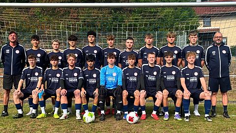 Mannschaftsfoto: A-Jugend (U19) - JFV Rennsteig - Saison 26/27
