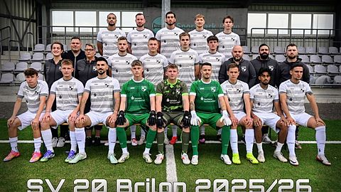 Mannschaftsfoto: Herren - 1. Mannschaft - SV 20 Brilon - Saison 25/26