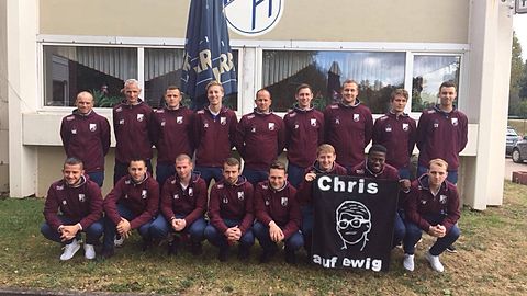 von links kniend; Co.Trainer Visar Kollcaku,Andreas Schein,Marco Schwarz,Rico Jung,Kevin Müller,Jens Vogel,Duah Hamilton, Fabian Maul
stehend von links; Trainer Martin Kupny,Betreuer Willy Thielen,Nicolas Thielen,Josh Gollub,Jens Kurowski,Philip Lang,Mike Mildau,Sven Vella
Es fehlen:Anton Hochweis,Pascal Schwarz,Robin Kleinbauer,Daniel Rabes,Dominik Pfüll