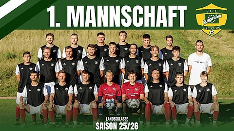 Mannschaftsfoto: Herren - 1. Mannschaft - FC Langenberg Eurotrink Kickers Gera - Saison 25/26