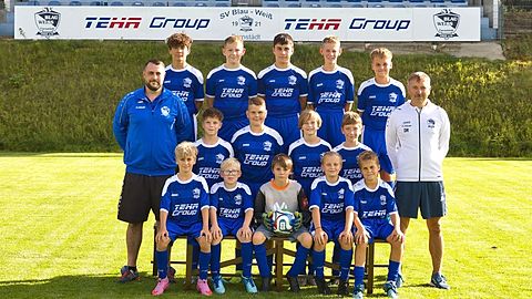 Mannschaftsfoto: D-Jugend (U13) - SV Blau-Weiß Farnstädt - Saison Herbst 26