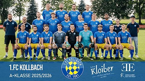 Mannschaftsfoto: Herren - 1. Mannschaft - 1.FC Kollbach - Saison 25/26