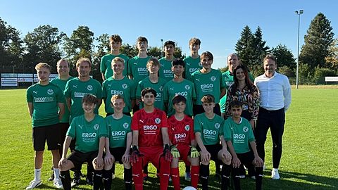 Mannschaftsfoto: B-Jugend (U17) - TuS Grün-Weiß Pödinghausen - Saison 25/26