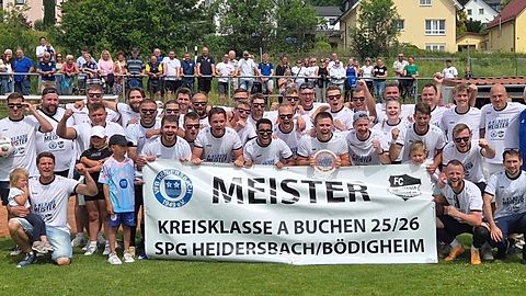 Mannschaftsfoto: Herren - 1. Mannschaft - VfB Heidersbach - Saison 26/27