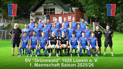Mannschaftsfoto: Herren - 1. Mannschaft - SV Grünewald Lüxem - Saison 25/26