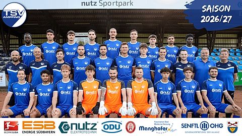 Mannschaftsfoto: Herren - 1. Mannschaft - TSV Ampfing - Saison 26/27