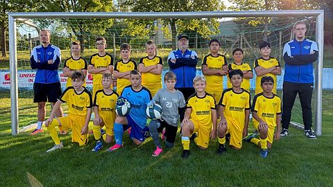 Mannschaftsfoto: D-Jugend (U13) - Post SV Gera - Saison 26/27