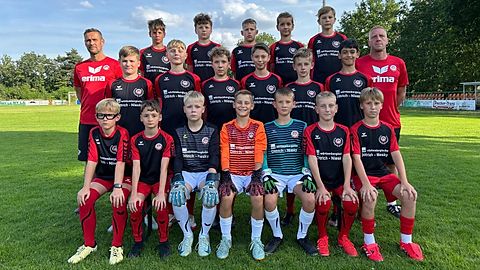 Mannschaftsfoto: D-Jugend (U13) - FV Eintracht Niesky - Saison 25/26