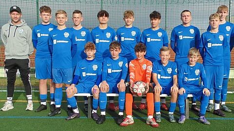 Mannschaftsfoto: C-Jugend (U15) - FC Oberlausitz Neugersdorf - Saison 25/26