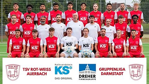 Mannschaftsfoto: Herren - 1. Mannschaft - TSV Rot-Weiss Auerbach - Saison 25/26