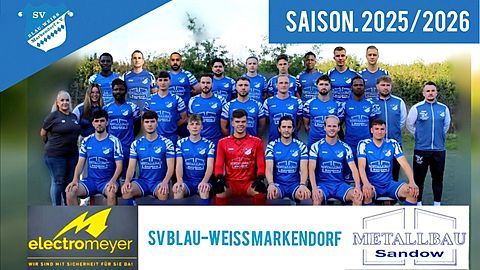 Mannschaftsfoto: Herren - 1. Mannschaft - SV Blau-Weiss Markendorf - Saison 25/26