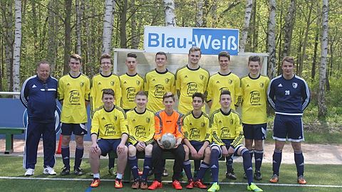 hintere Reihe von links: Norbert Burmeister, Tobias Ciesilski, Levin Presek, Eric Rothe, Joshua Köhler, Andre Zilliger, Friedrich Kleine, Tobias Beschauner, Philipp Hoffmann
unter Reihe von links: Tom Gromek, Paul Julius Meyer, Paul Hannemann, Paul Edeler, Dustin Jurkiewicz